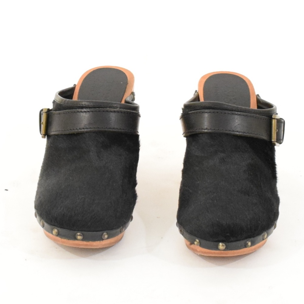 ❌SOLD❌MADEWELL 1937 Pony Hair Wooden Heel Clogs - Picture 3 of 6